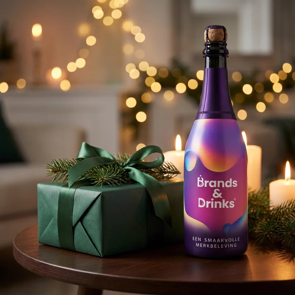 Jahresendgeschenke mit Getränken mit eigenem Etikett von Brands & Drinks