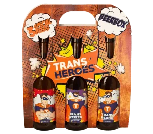 Transheroes Mockup 3-pack Bier